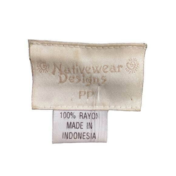 Vintage Nativewear Designs Blazer Women’s SZ S Petite Cropped Animal Print Coins - Picture 6 of 6